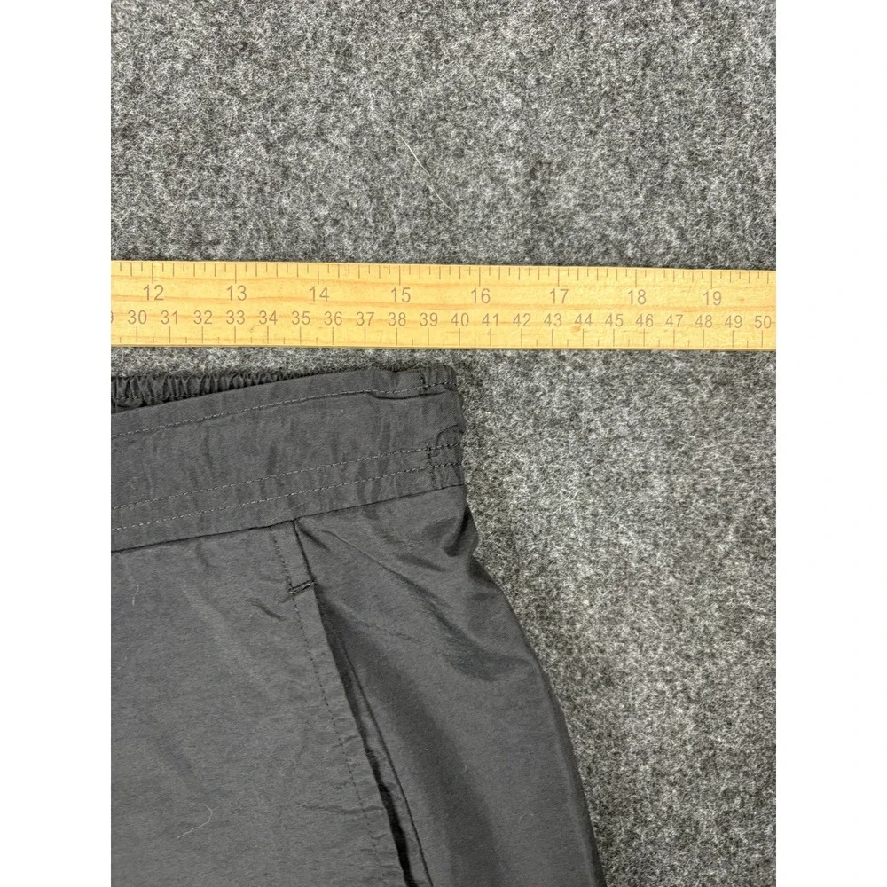 Adidas Mens Large Gray Windbreaker Track Pants Mesh Lined 3 Stripe Zip Ankle